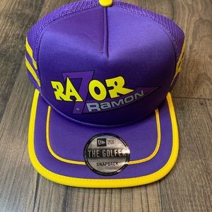WWF Scott Hall Razor Ramon New Era Trucker Snapback VINTAGE Hat